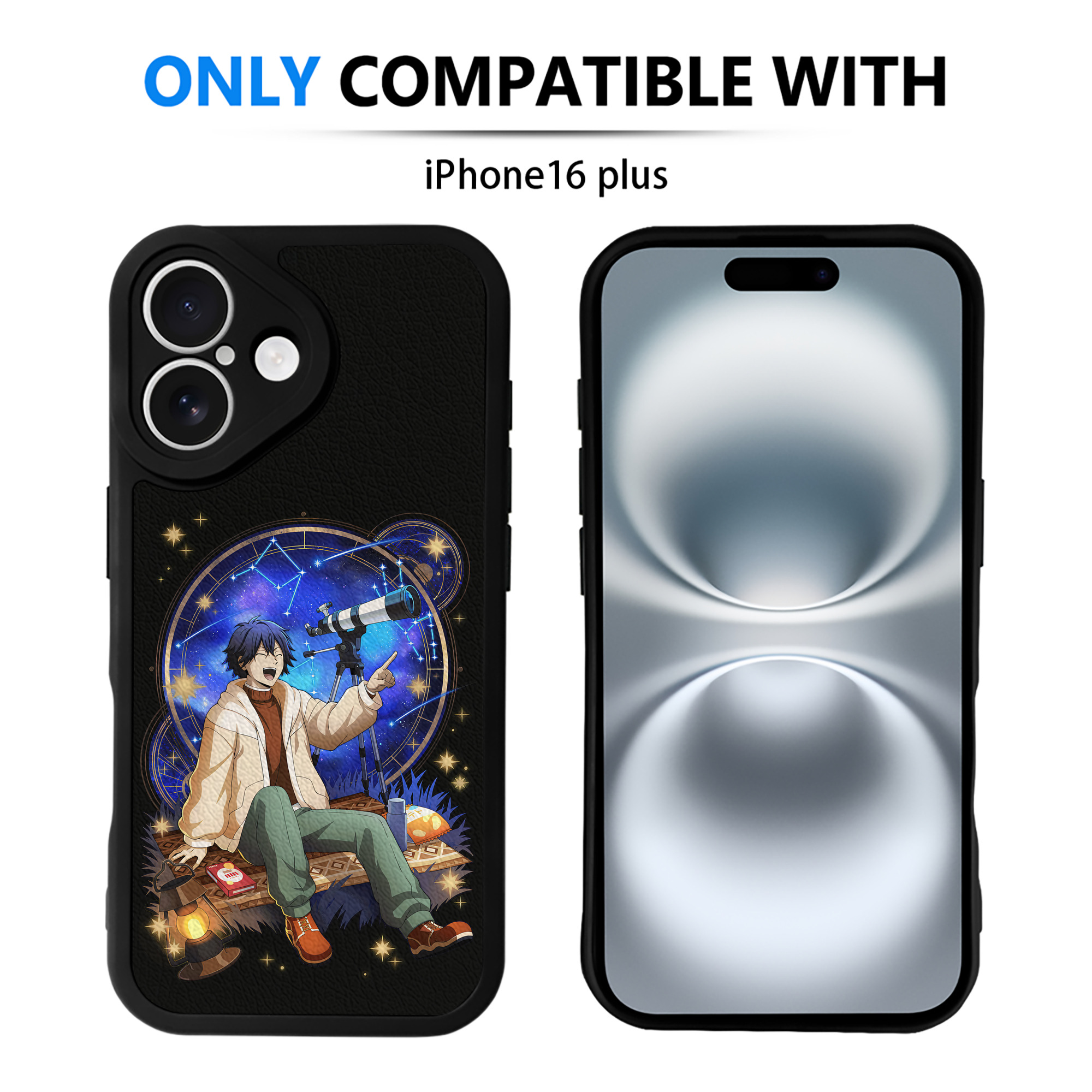 （画像用） 文豪ストレイドッグス Bungo Stray Dogs 【iPhone 16シリーズ対応】シリコンスマホケース（レザー調） 材質：シリコン